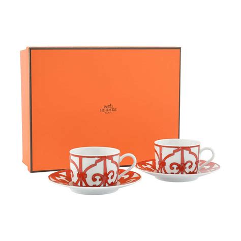 hermes tea cup set price